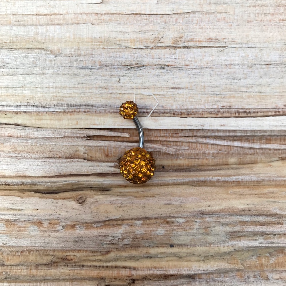 Beautiful Diamond Belly Button Navel‎ Ring